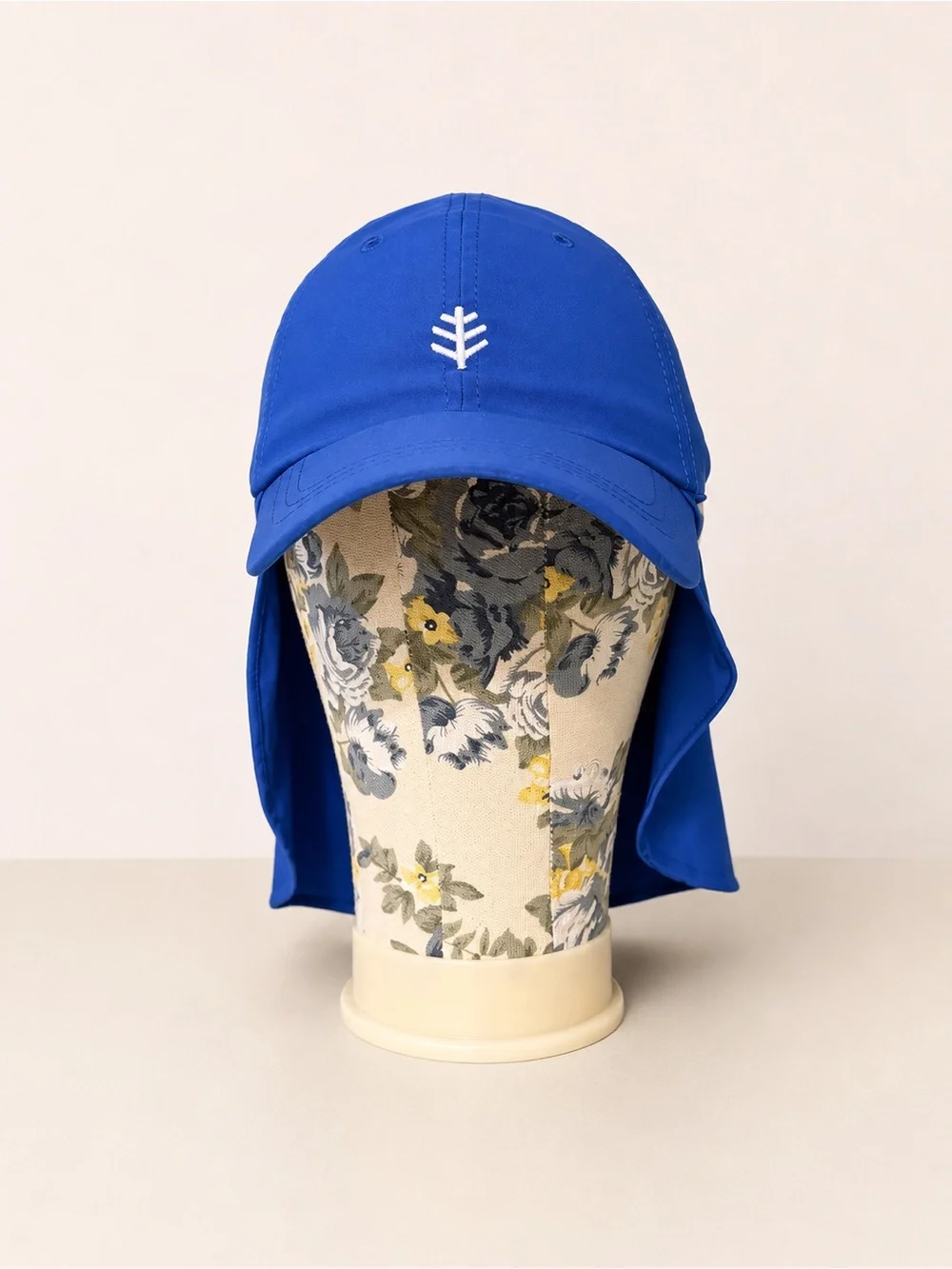 Coolibar Kids Surfs Up All Sport Hat Navy Blue L/XL UPF 50+ Neck Drape